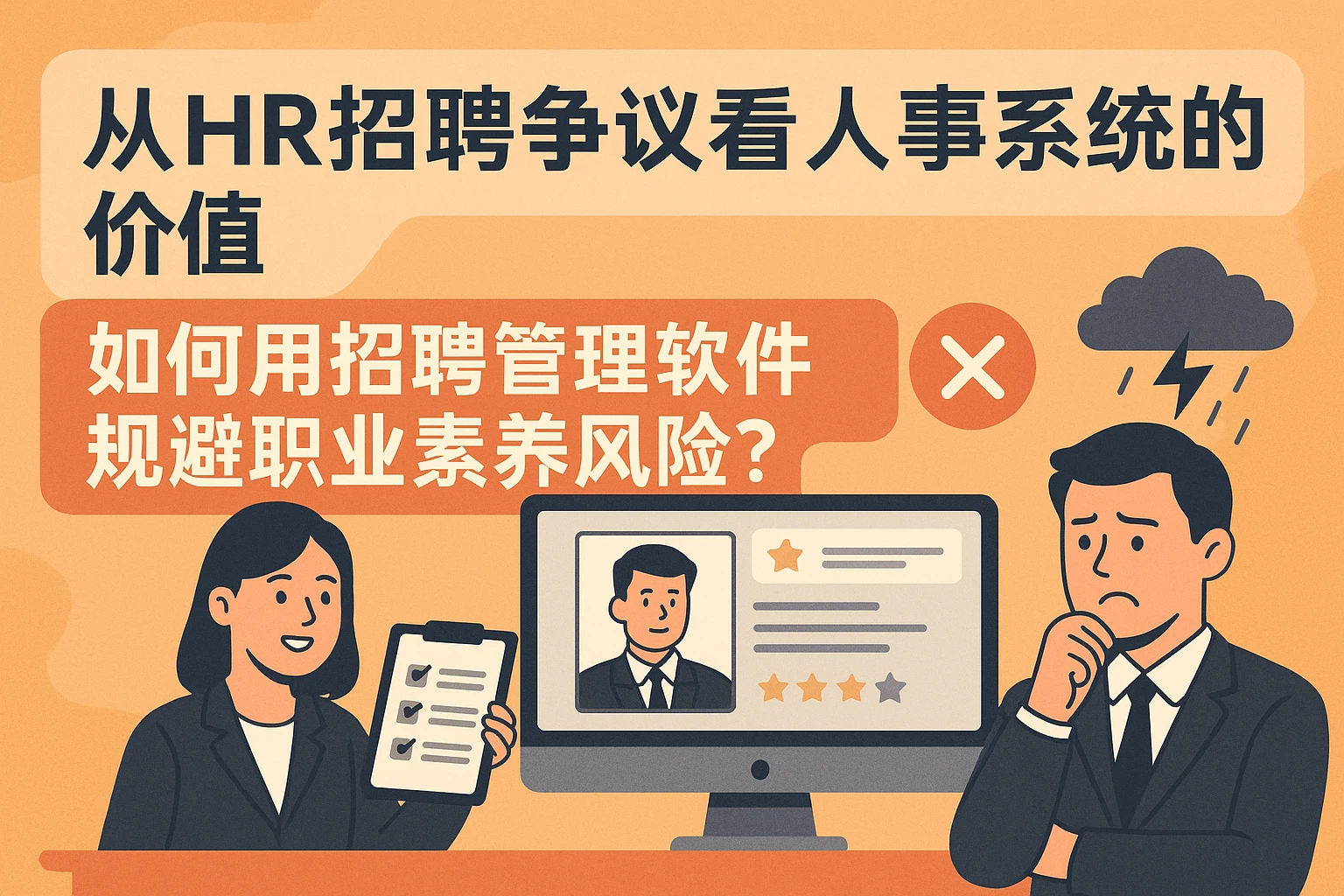 从HR招聘争议看人事系统的价值:如何用招聘管理软件规避职业素养风险?