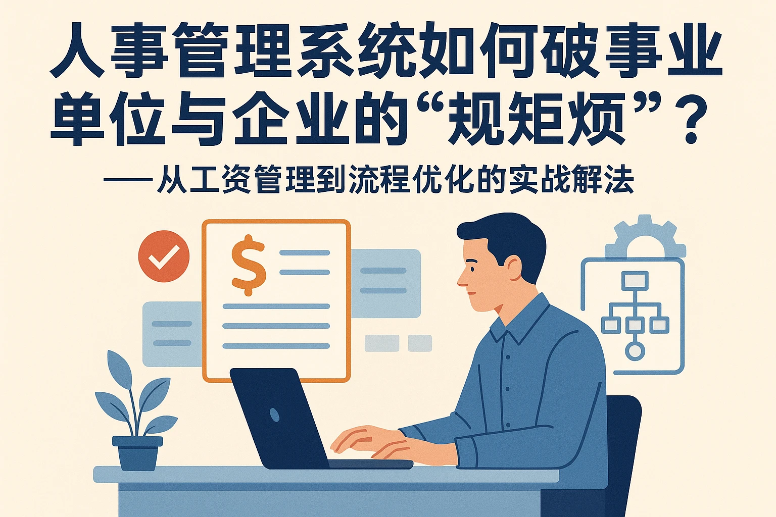人事管理系统如何破解事业单位与企业的“规定烦”?——从工资管理到流程优化的实战解法