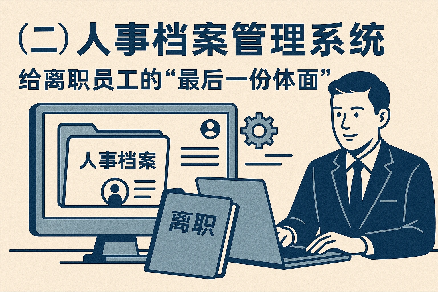 (二)人事档案管理系统:给离职员工的“最后一份体面”