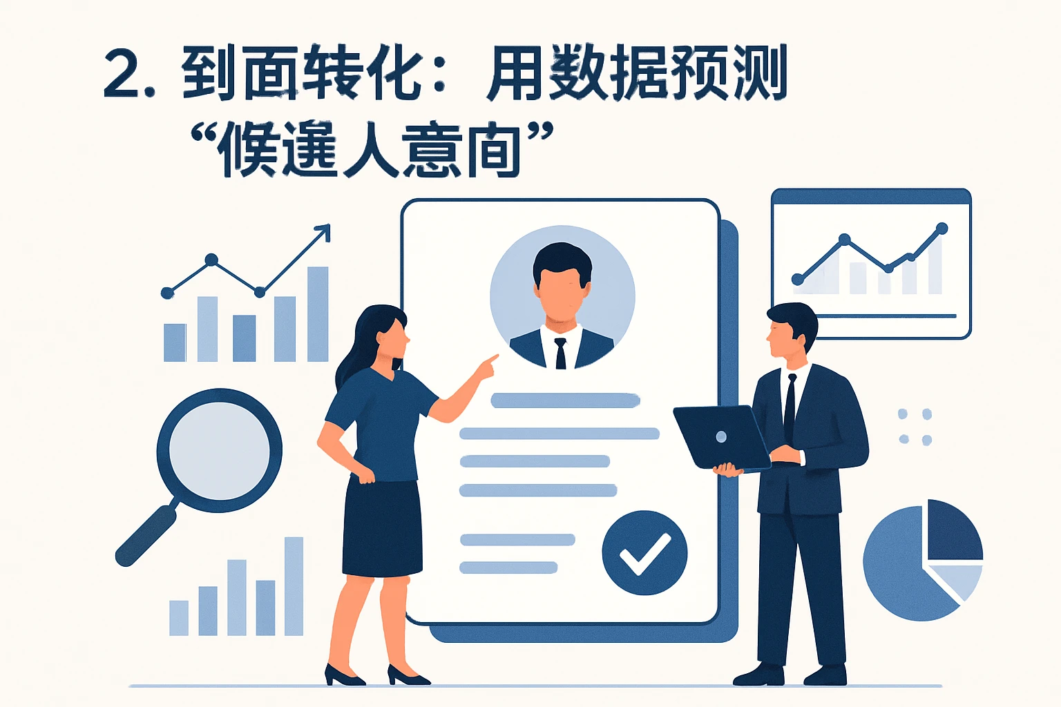 2. 到面转化：用数据预测“候选人意向”