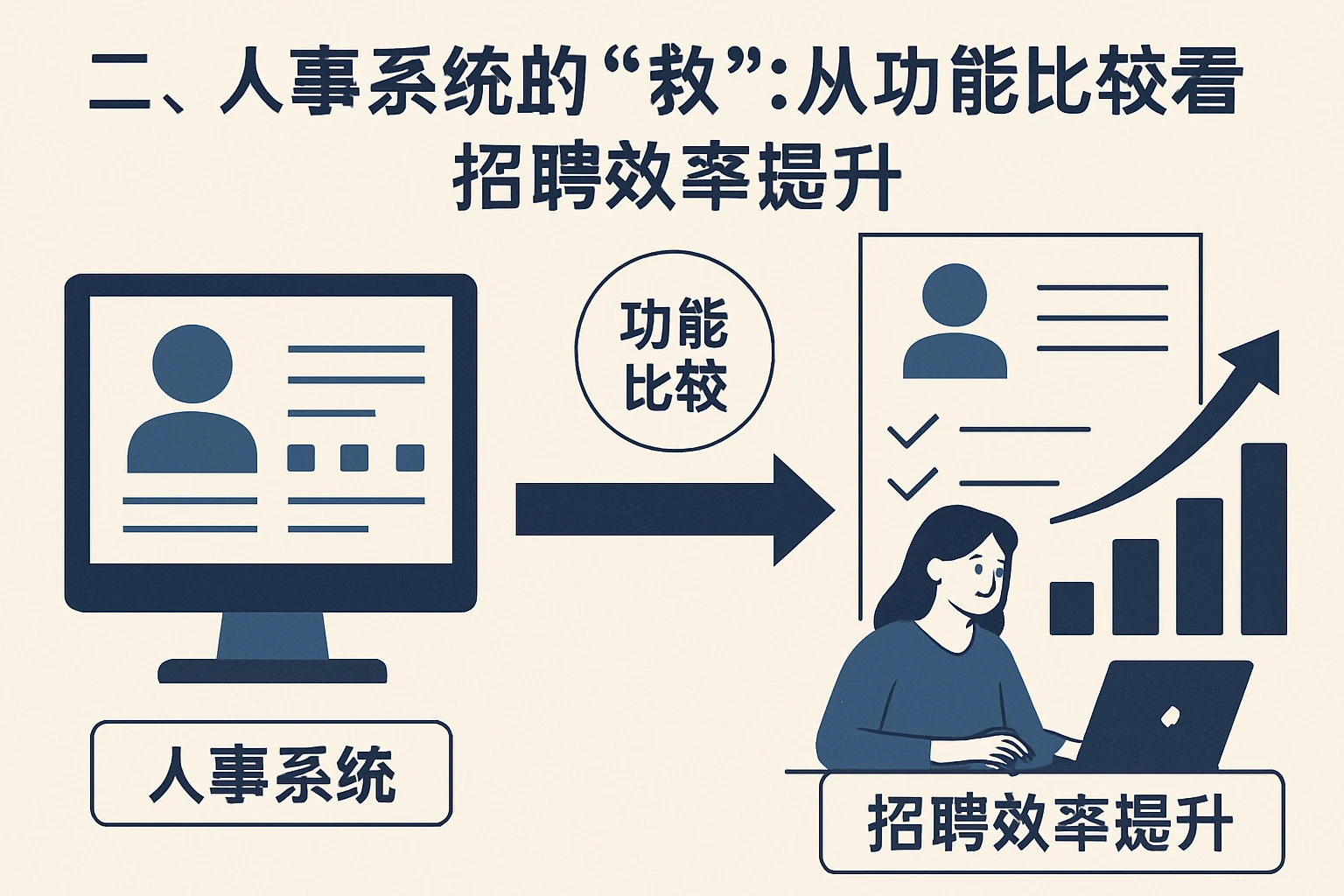 二、人事系统的“救”:从功能比较看招聘效率提升