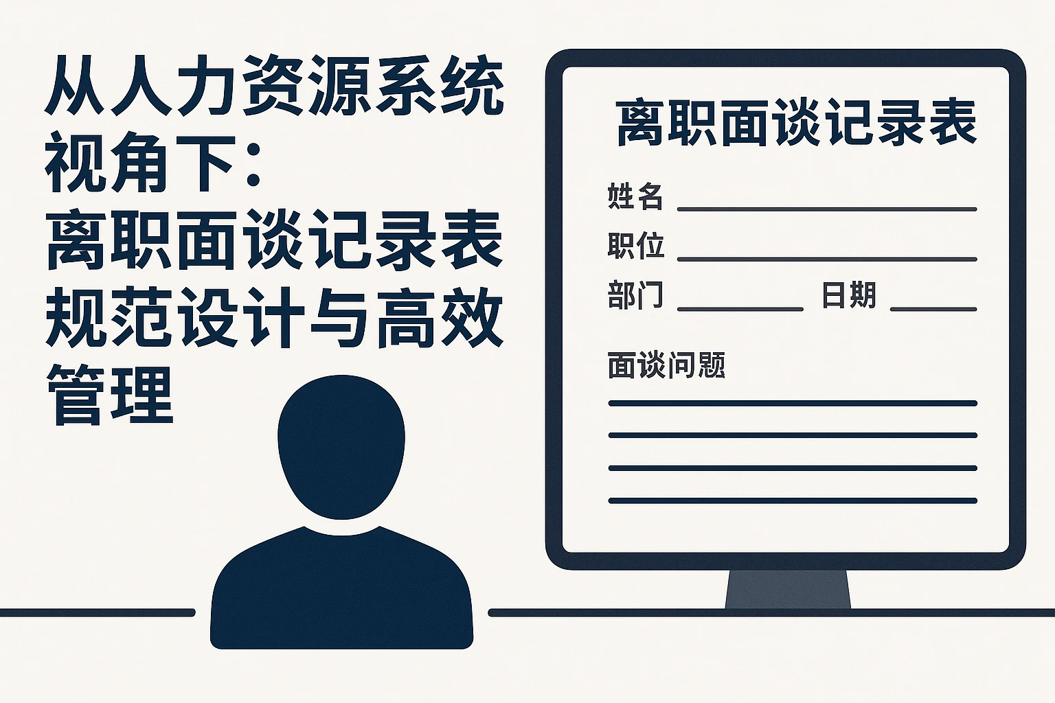 人力资源系统视角下：离职面谈记录表的规范设计与高效管理