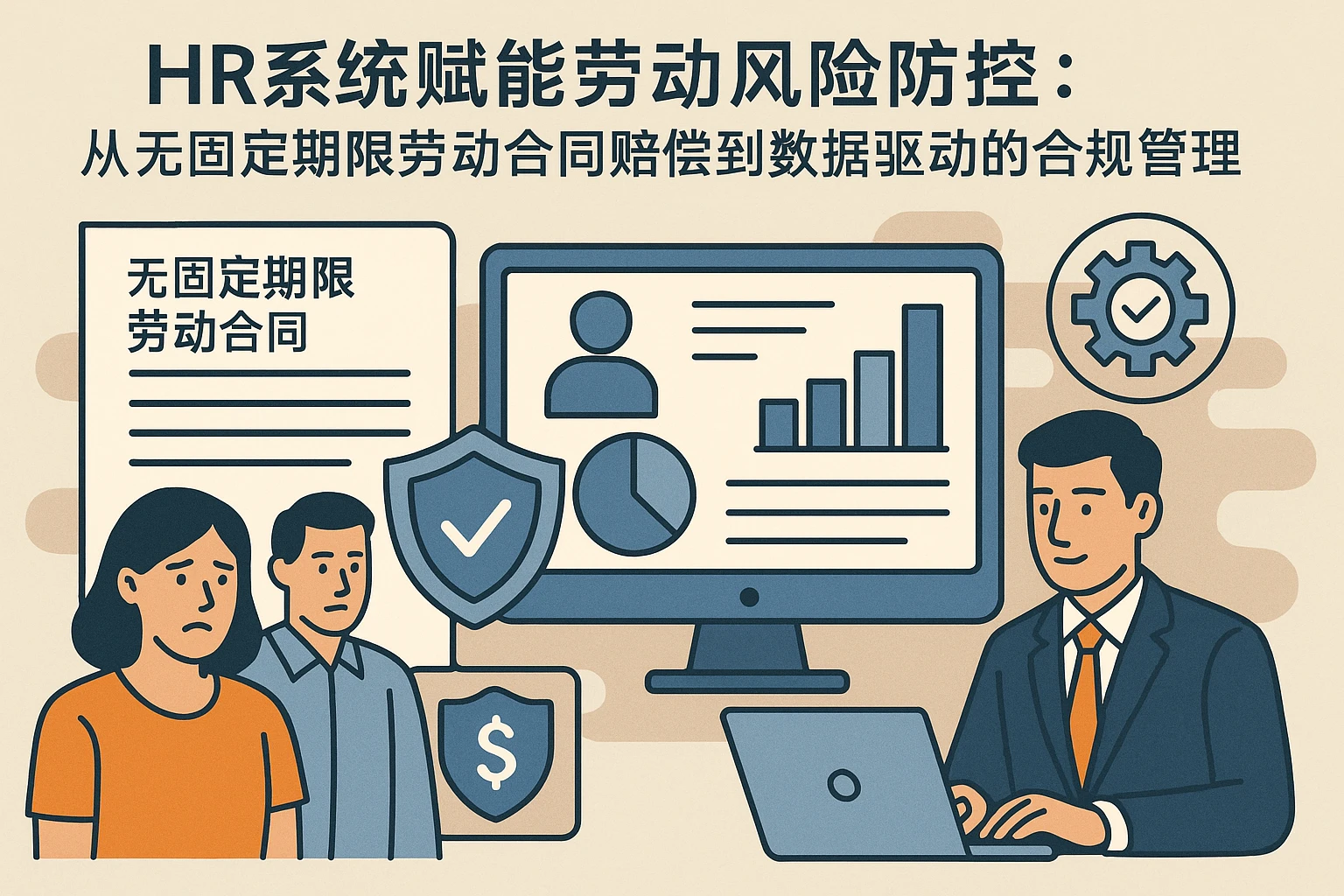 HR系统赋能劳动风险防控:从无固定期限劳动合同赔偿到数据驱动的合规管理
