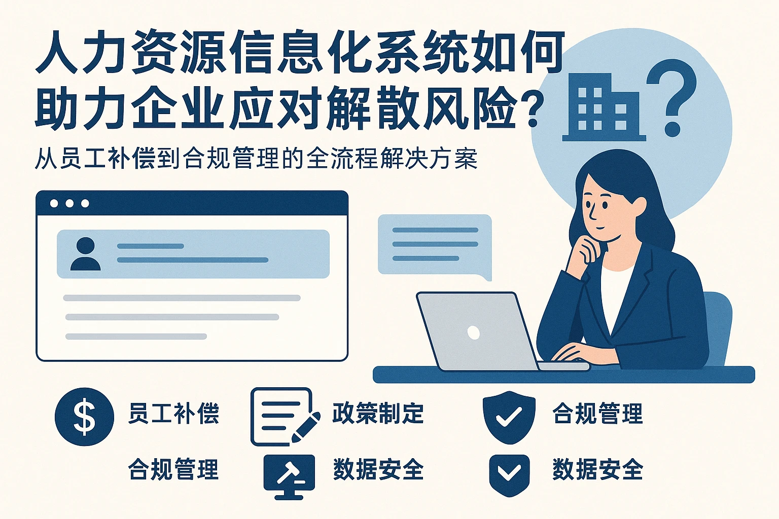 人力资源信息化系统如何助力企业应对解散风险?从员工补偿到合规管理的全流程解决方案