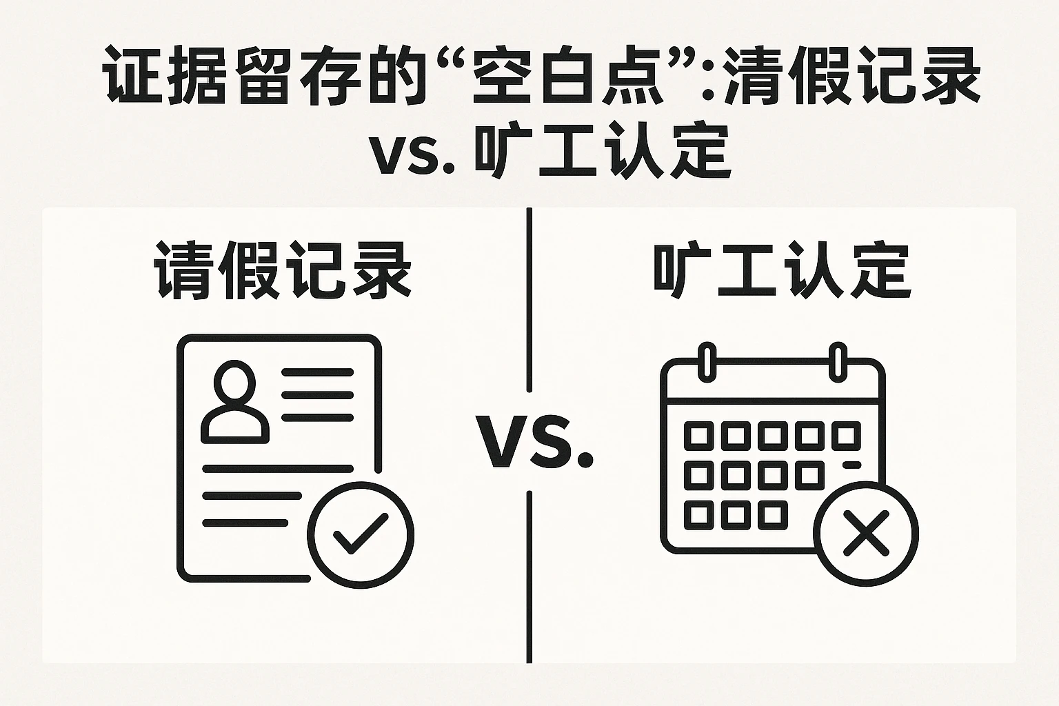 2. 证据留存的“空白点”:请假记录vs.旷工认定