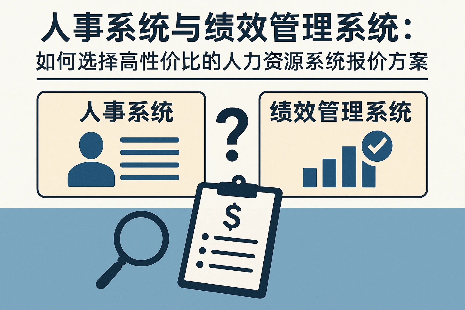 人事系统与绩效管理系统:如何选择高性价比的人力资源系统报价方案