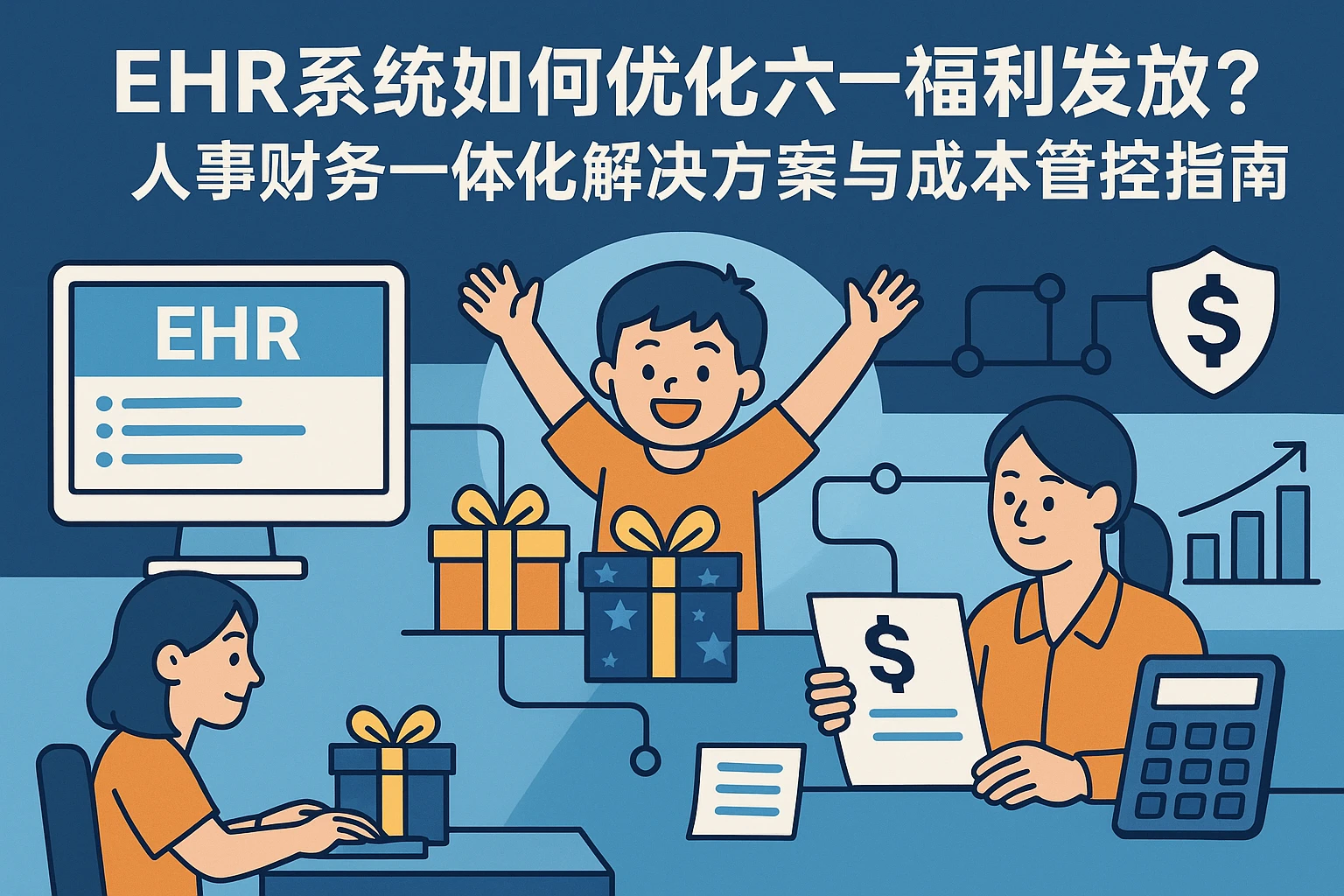 EHR系统如何优化六一福利发放?人事财务一体化解决方案与成本管控指南