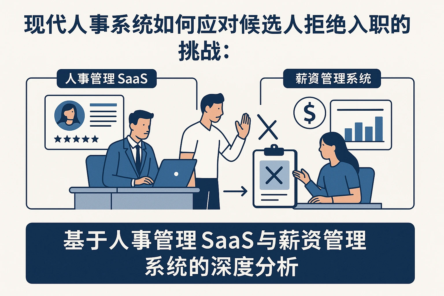 现代人事系统如何应对候选人拒绝入职的挑战:基于人事管理SaaS与薪资管理系统的深度分析