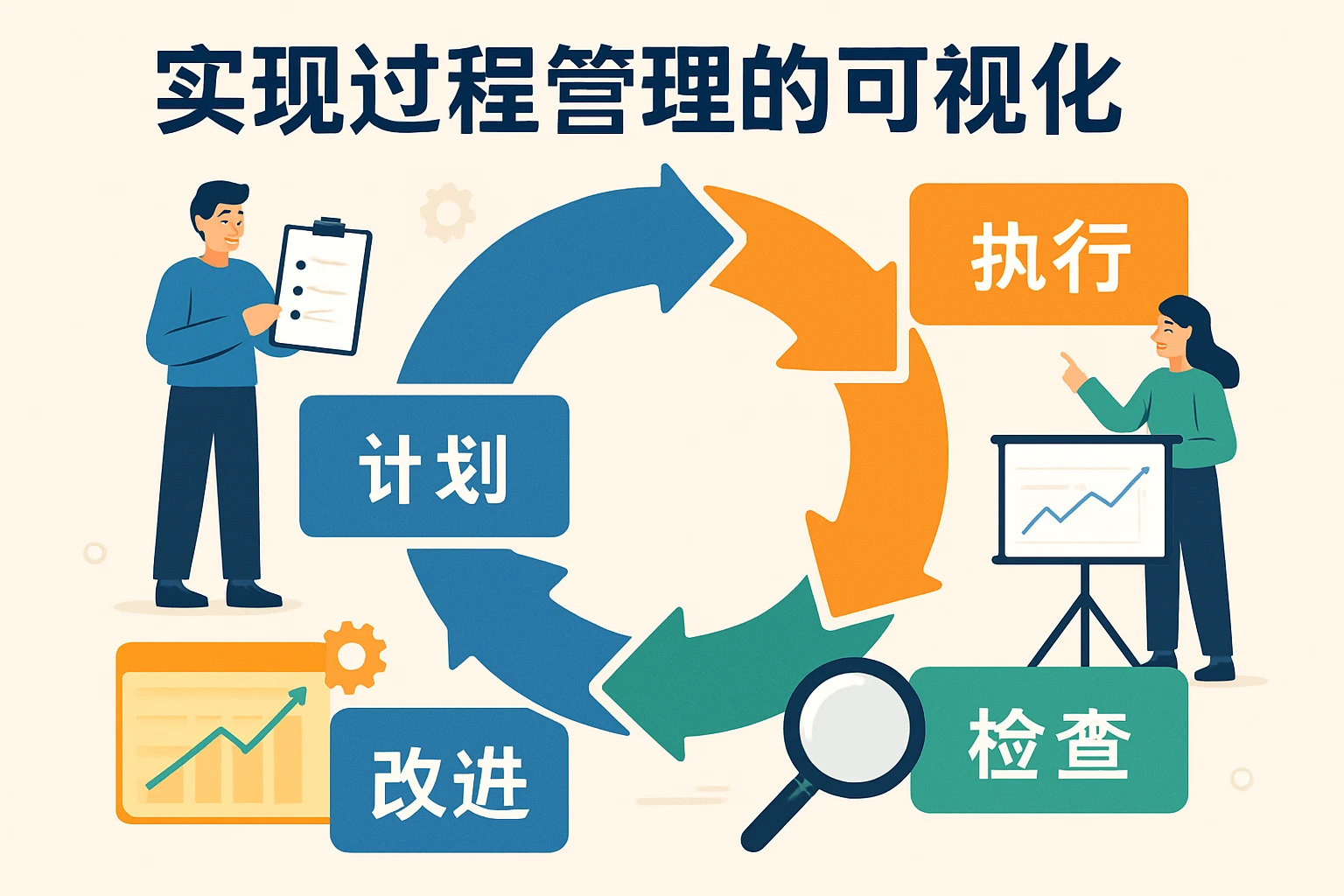 实现过程管理的可视化