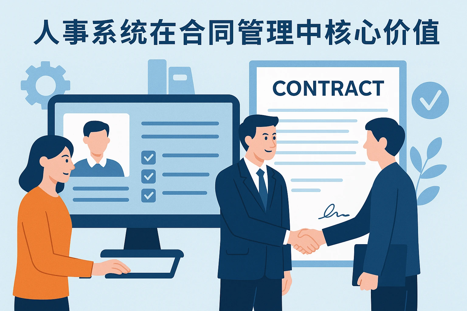 人事系统在合同管理中的核心价值