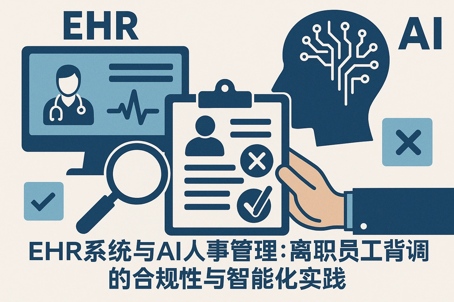 EHR系统与AI人事管理:离职员工背调的合规性与智能化实践