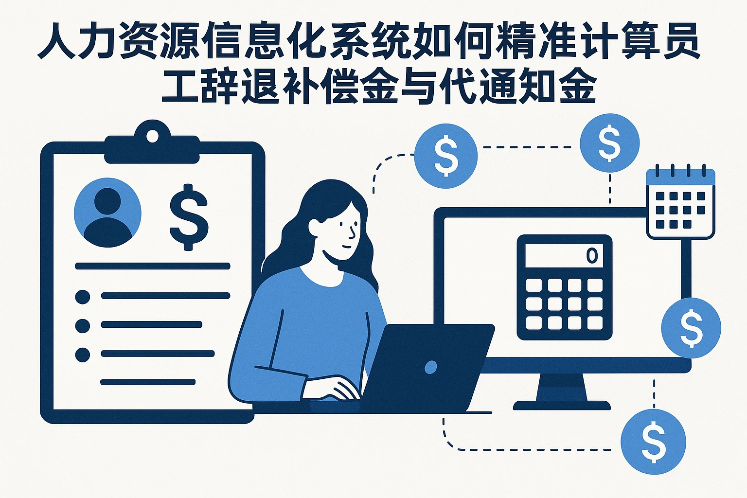 人力资源信息化系统如何精准计算员工辞退补偿金与代通知金