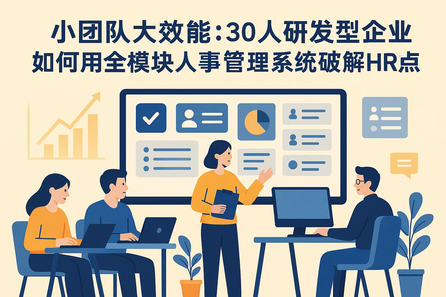 小团队大效能：30人研发型企业如何用全模块人事管理系统破解HR痛点