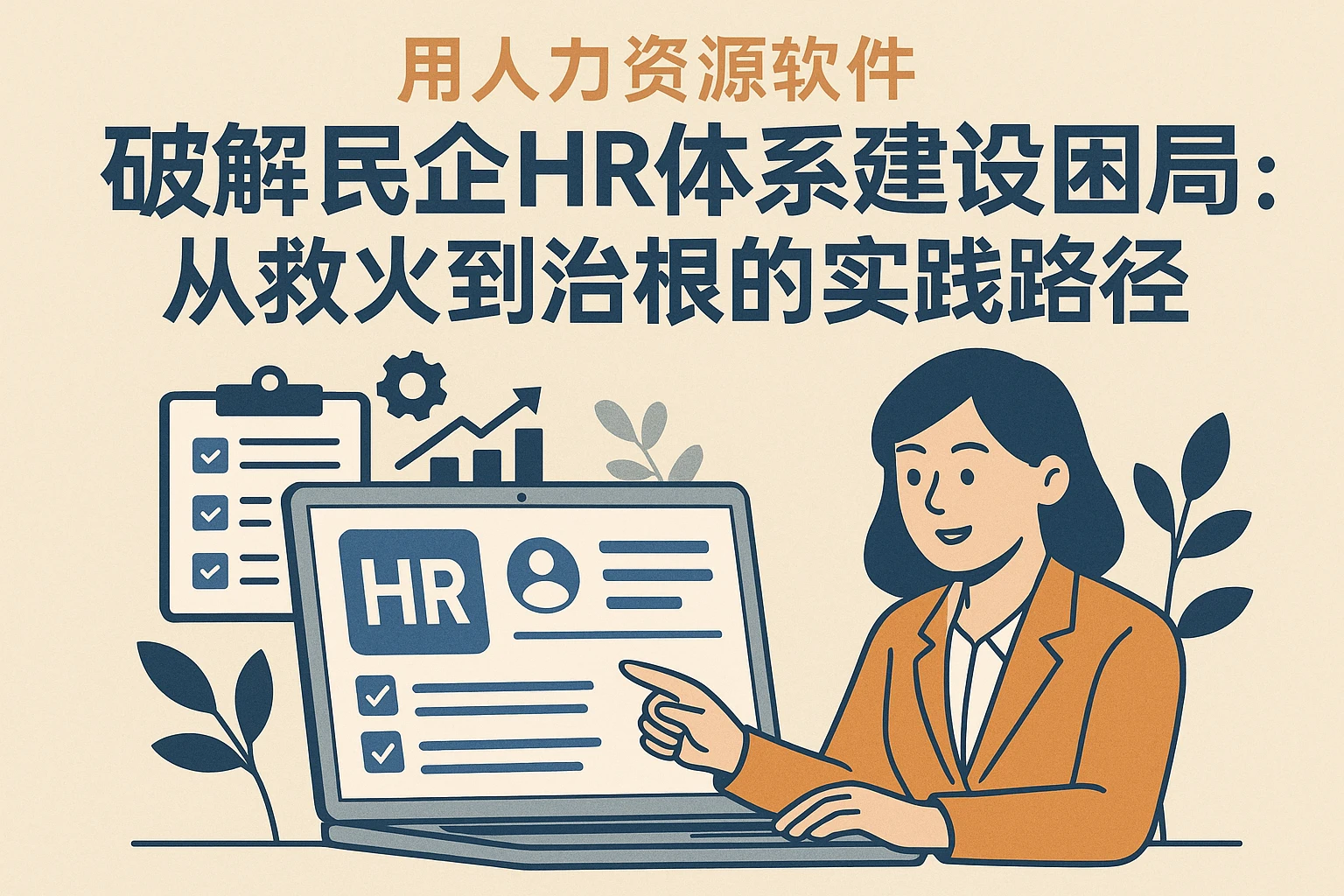 用人力资源软件破解民企HR体系建设困局:从救火到治根的实践路径