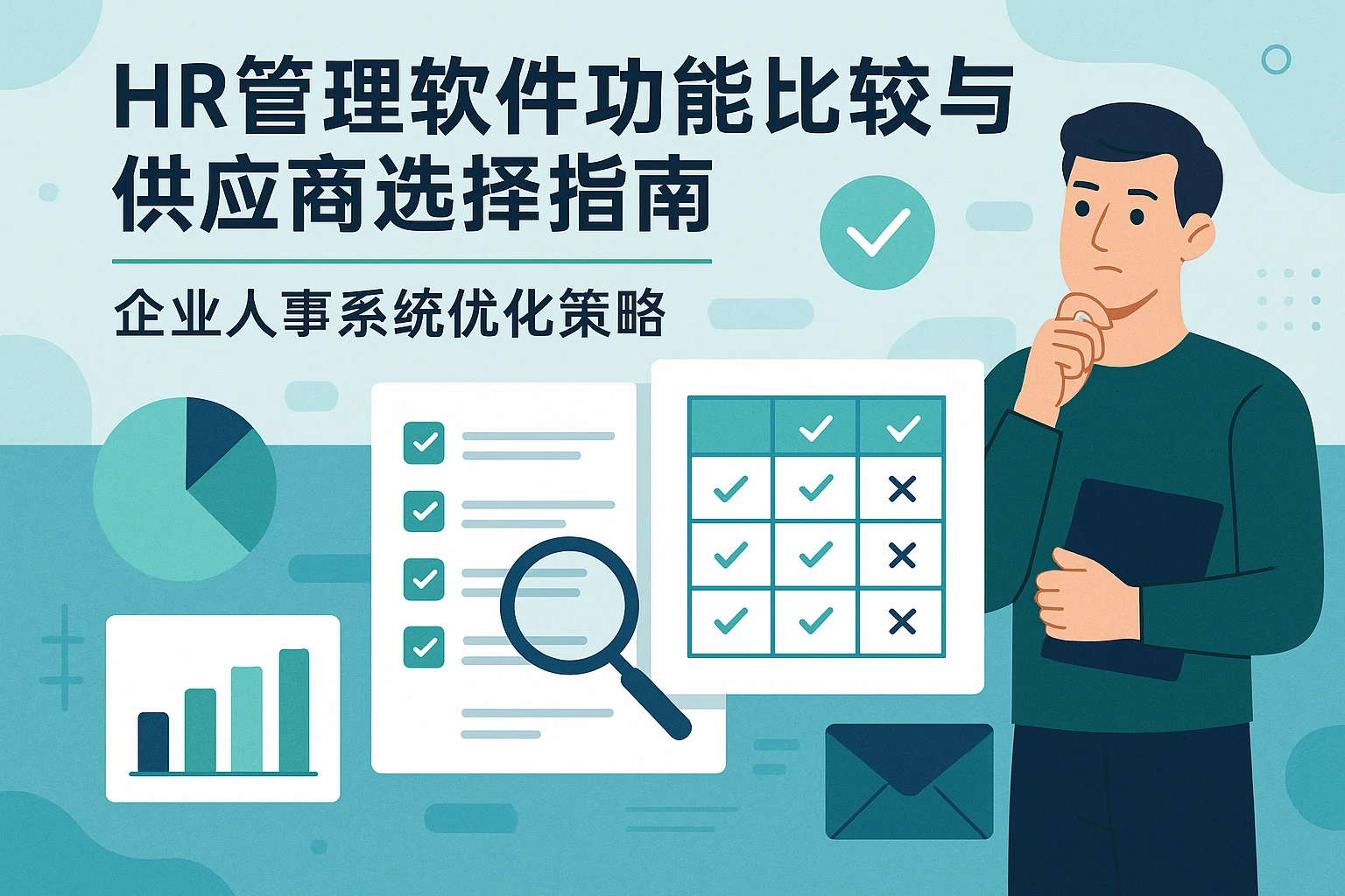 HR管理软件功能比较与供应商选择指南:企业人事系统优化策略