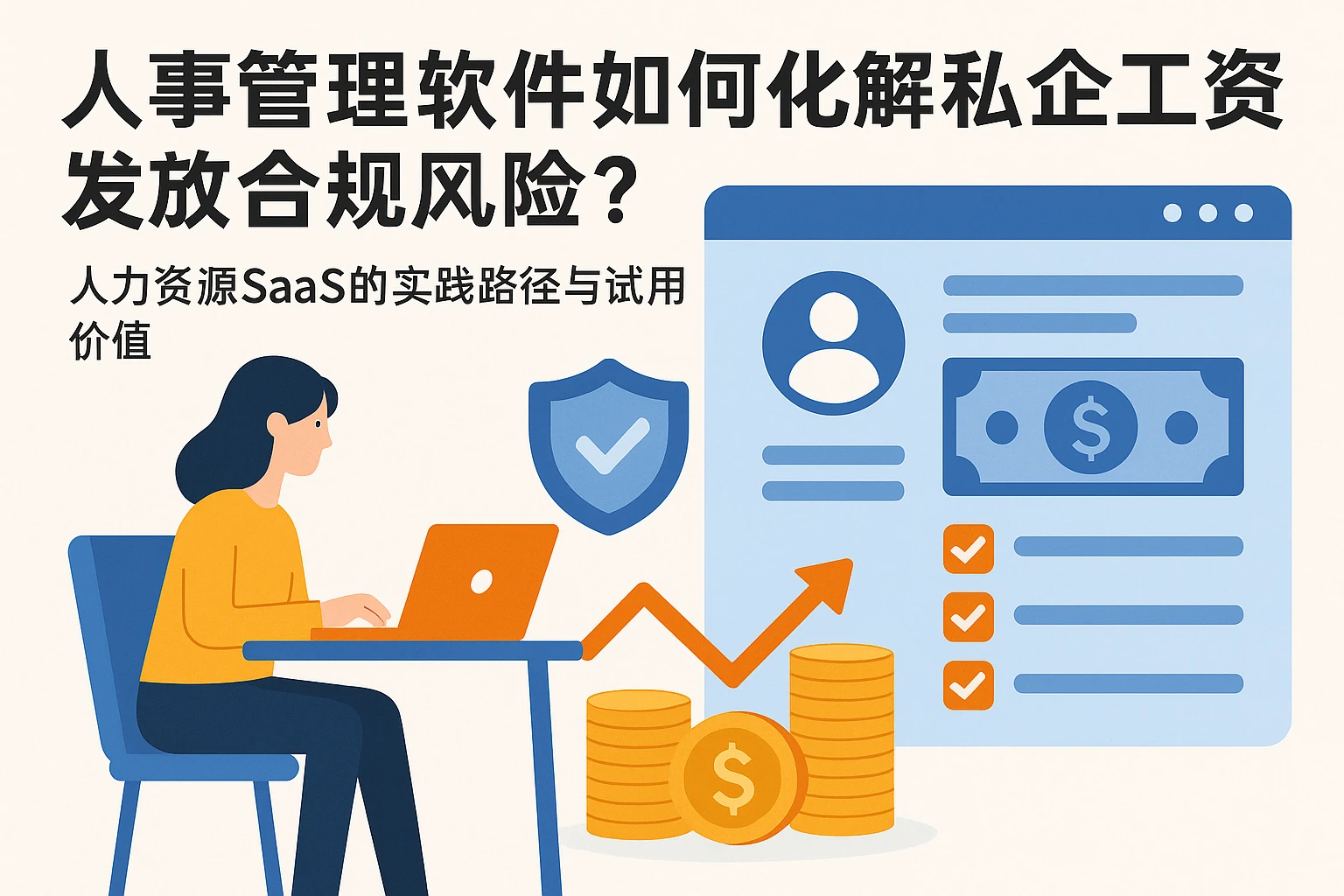 人事管理软件如何化解私企工资发放合规风险?人力资源SaaS的实践路径与试用价值