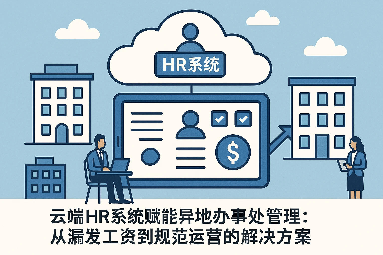 云端HR系统赋能异地办事处管理:从漏发工资到规范运营的解决方案
