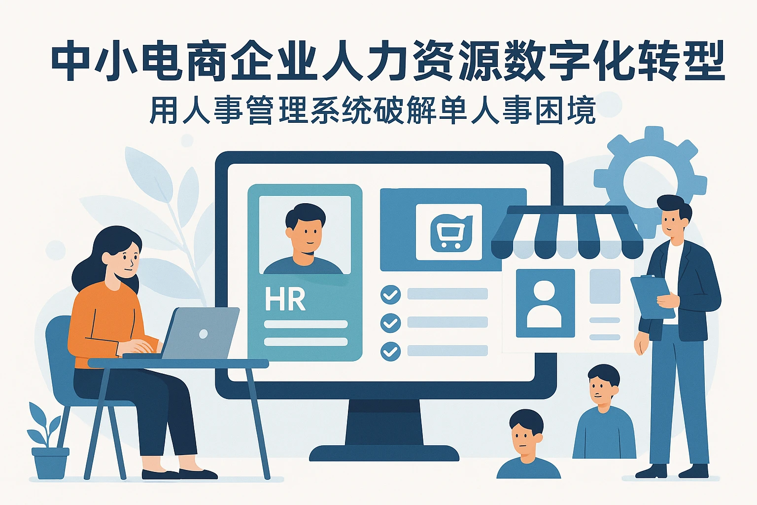 中小电商企业人力资源数字化转型:用人事管理系统破解单人人事困境