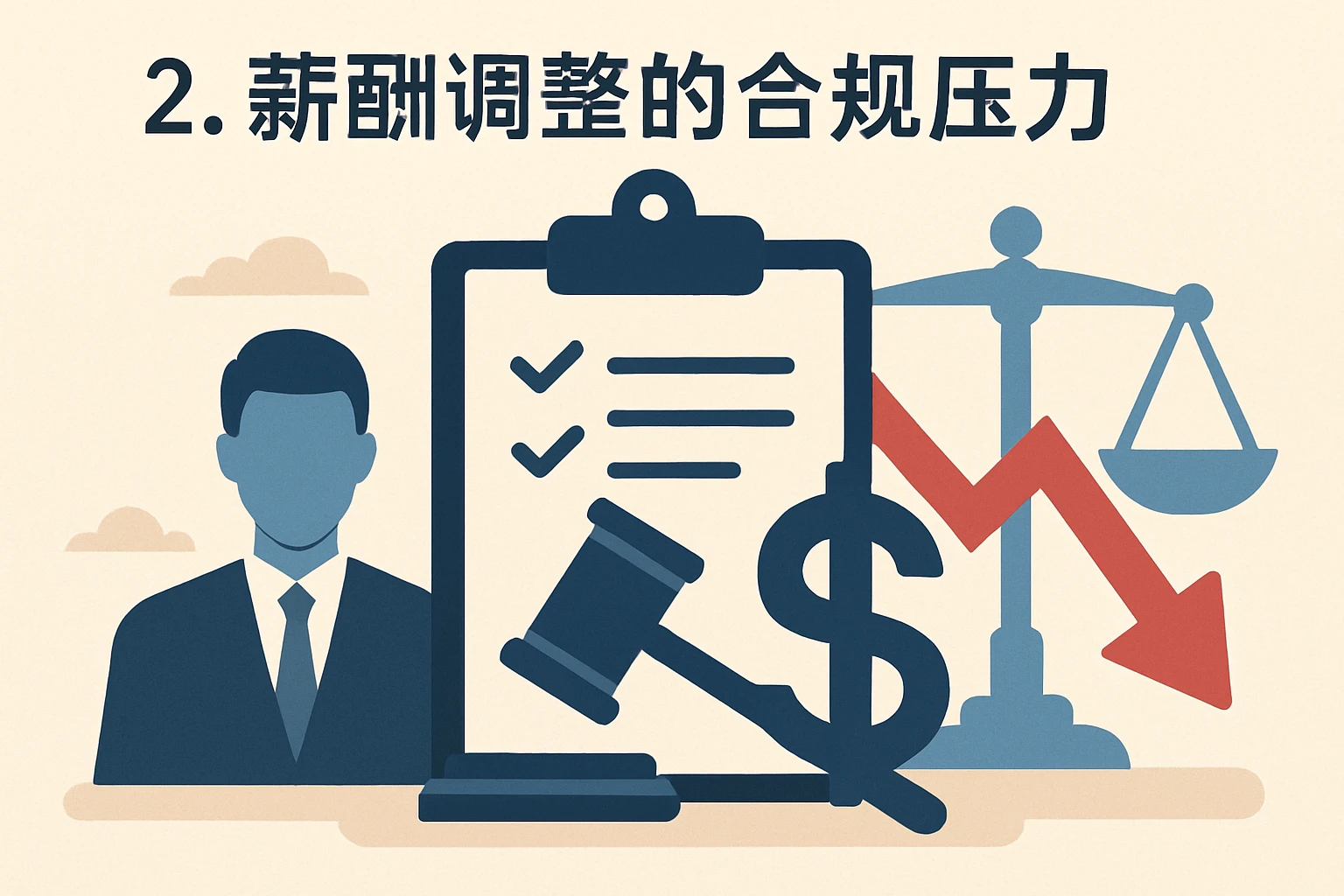 2. 薪酬调整的合规压力
