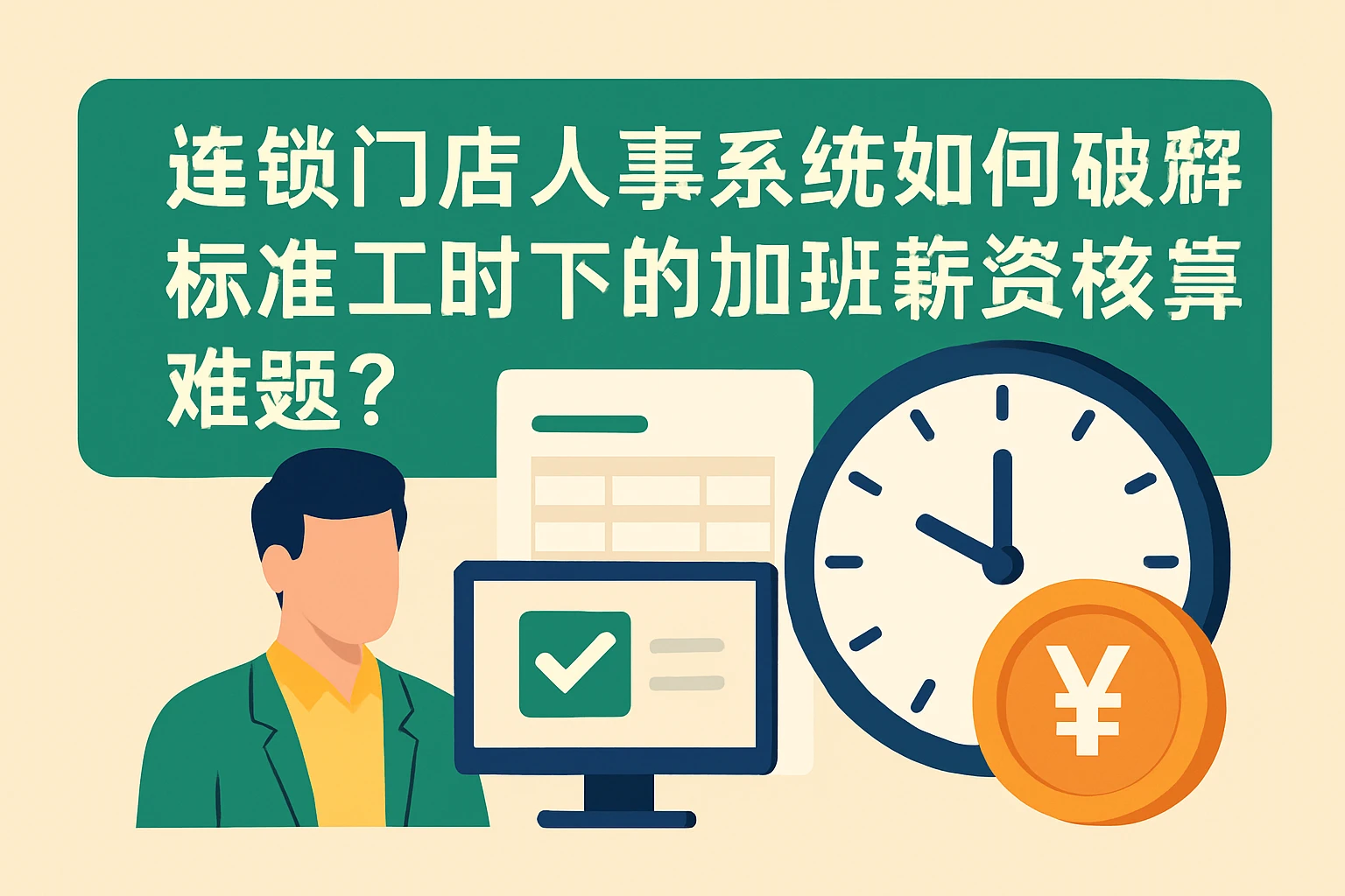 连锁门店人事系统如何破解标准工时下的加班薪资核算难题？