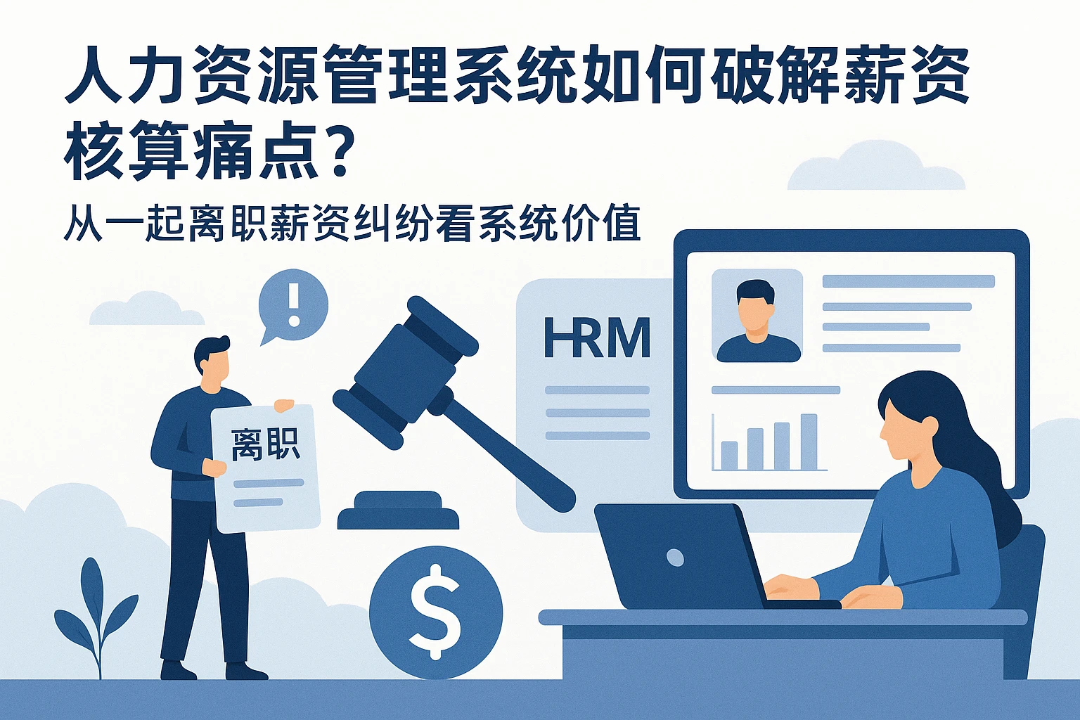 人力资源管理系统如何破解薪资核算痛点?从一起离职薪资纠纷看系统价值