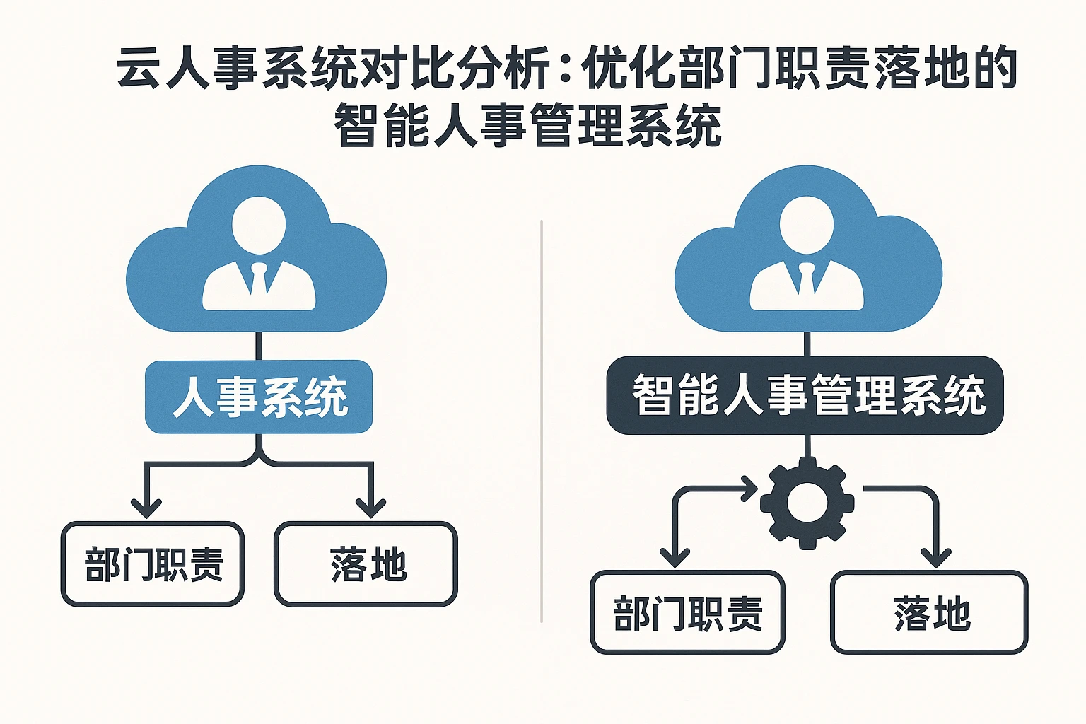 云人事系统对比分析：优化部门职责落地的智能人事管理系统