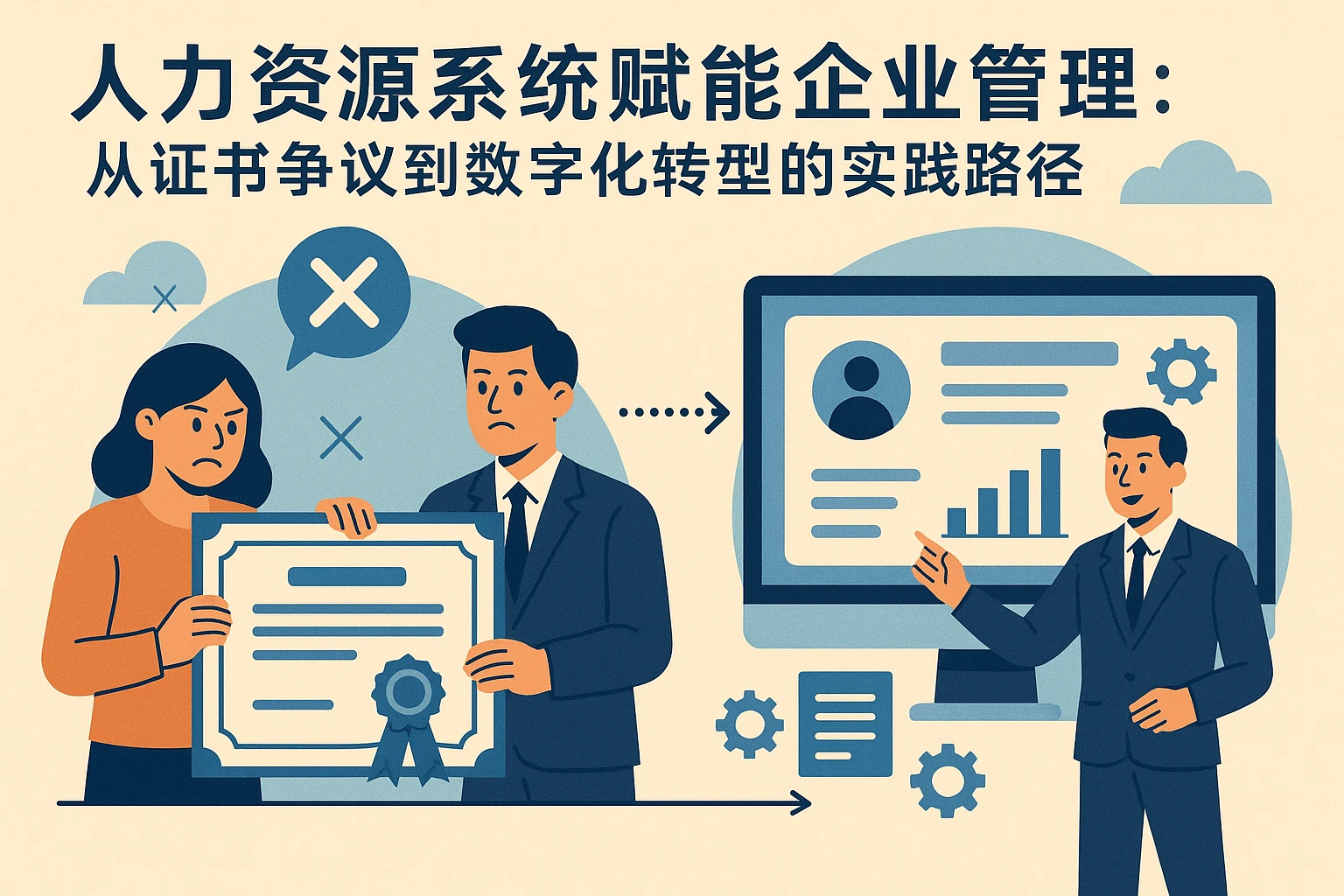 人力资源系统赋能企业管理:从证书争议到数字化转型的实践路径