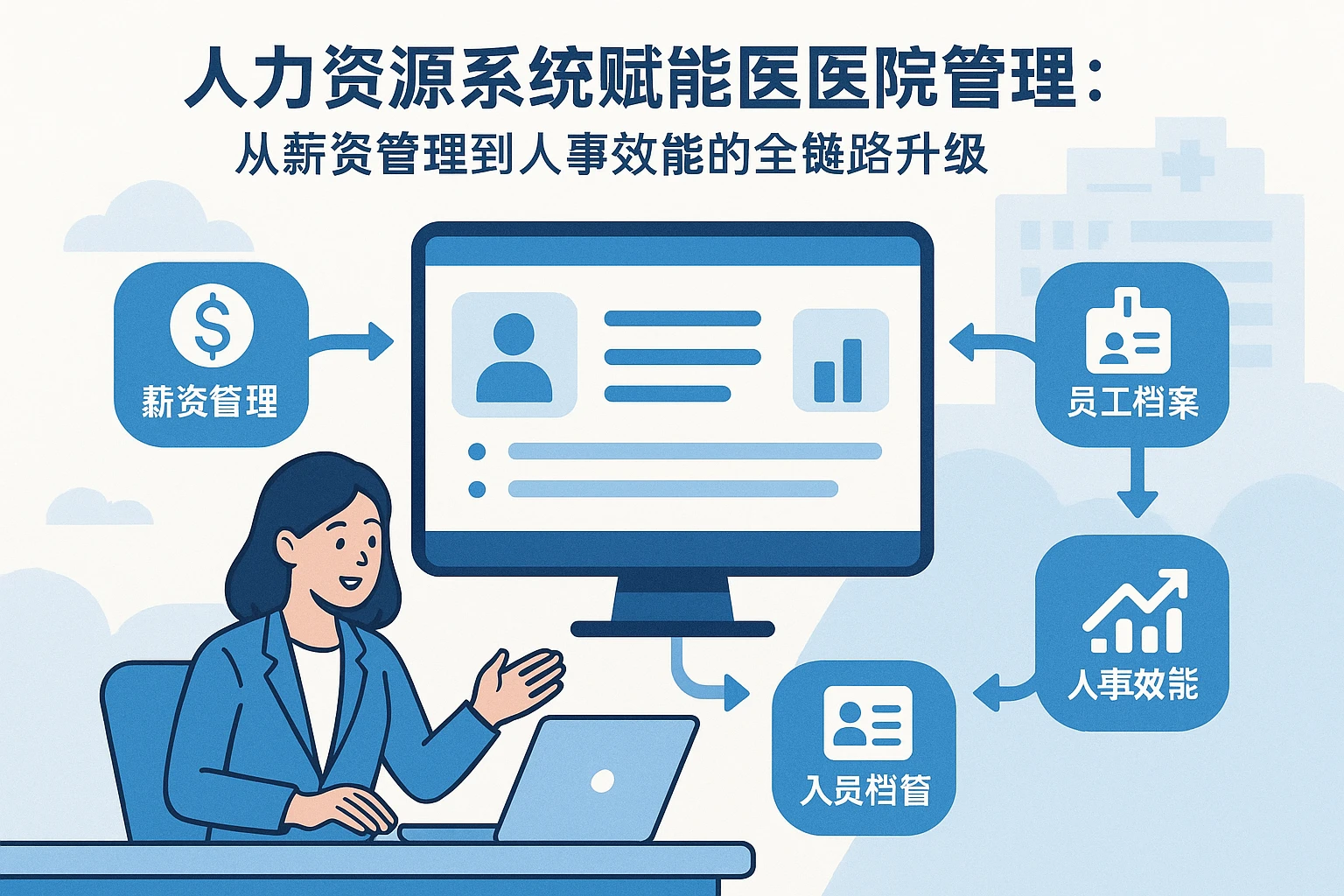 人力资源系统赋能医院管理：从薪资管理到人事效能的全链路升级