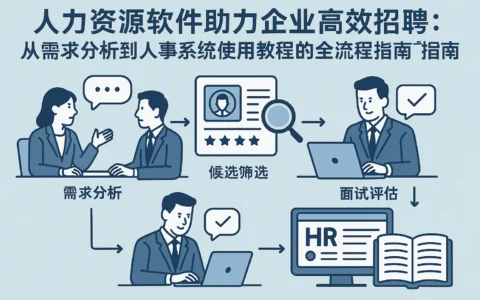 人力资源软件助力企业高效招聘：从需求分析到人事系统使用教程的全流程指南