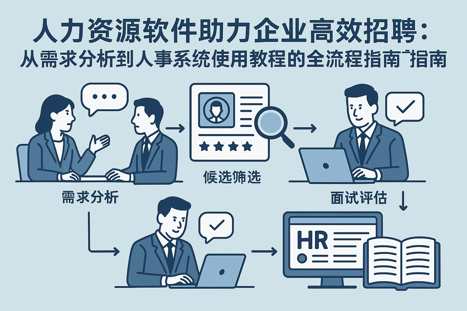 人力资源软件助力企业高效招聘：从需求分析到人事系统使用教程的全流程指南