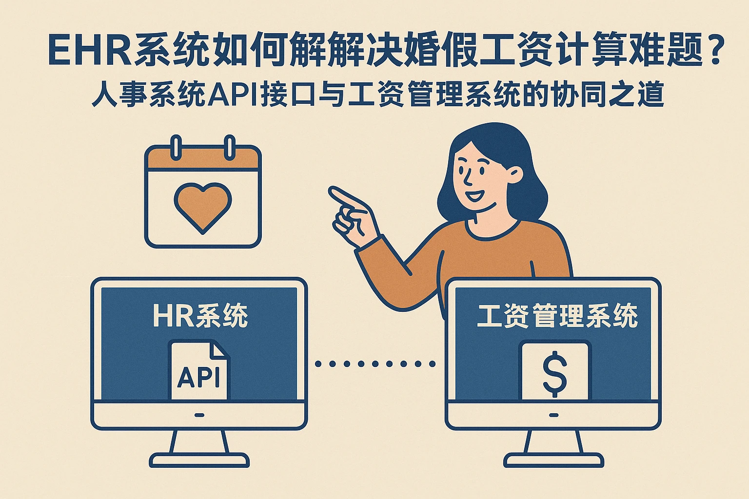 EHR系统如何解决婚假工资计算难题？人事系统API接口与工资管理系统的协同之道