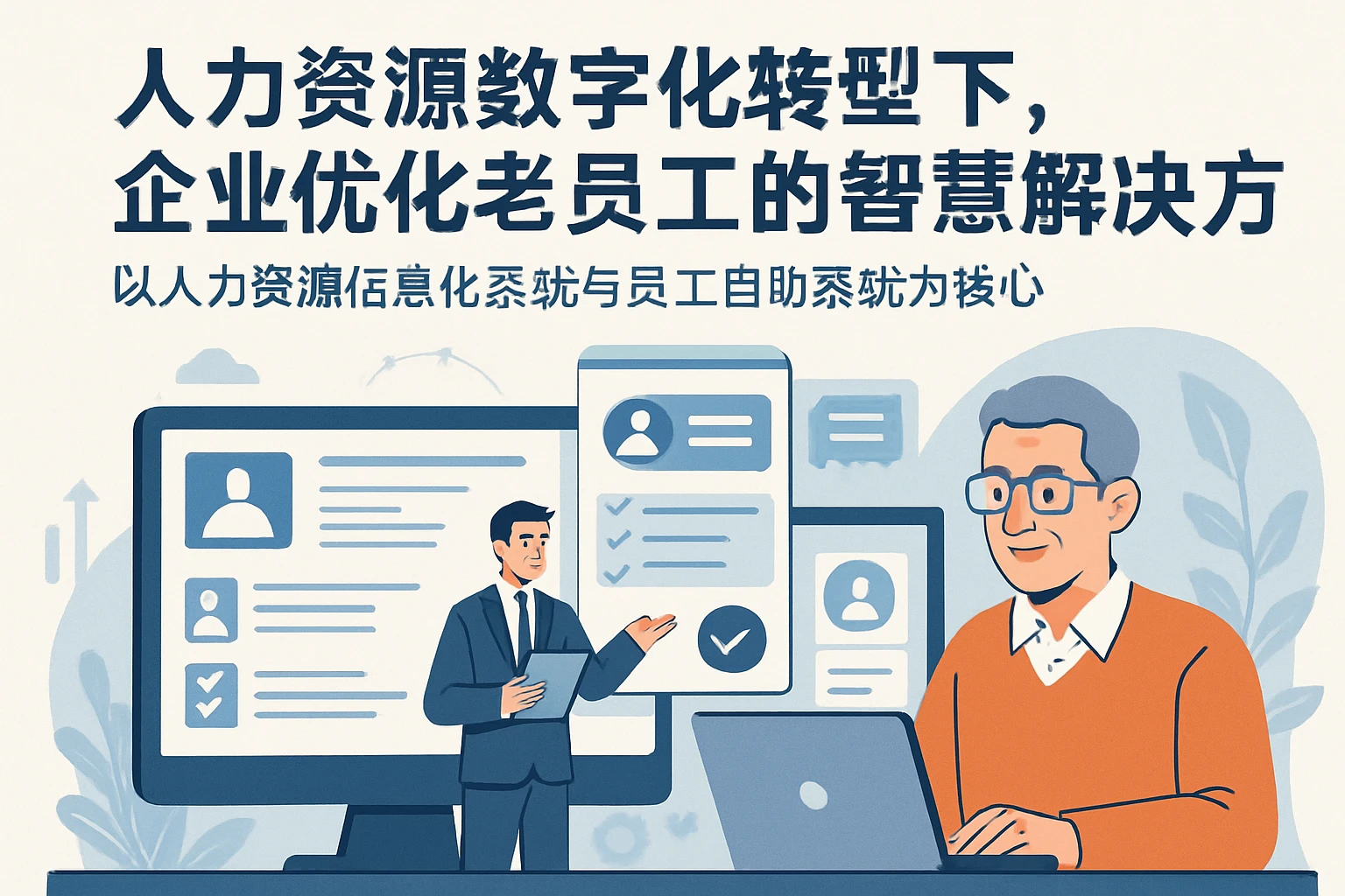 人力资源数字化转型下，企业优化老员工的智慧解决方案——以人力资源信息化系统与员工自助系统为核心