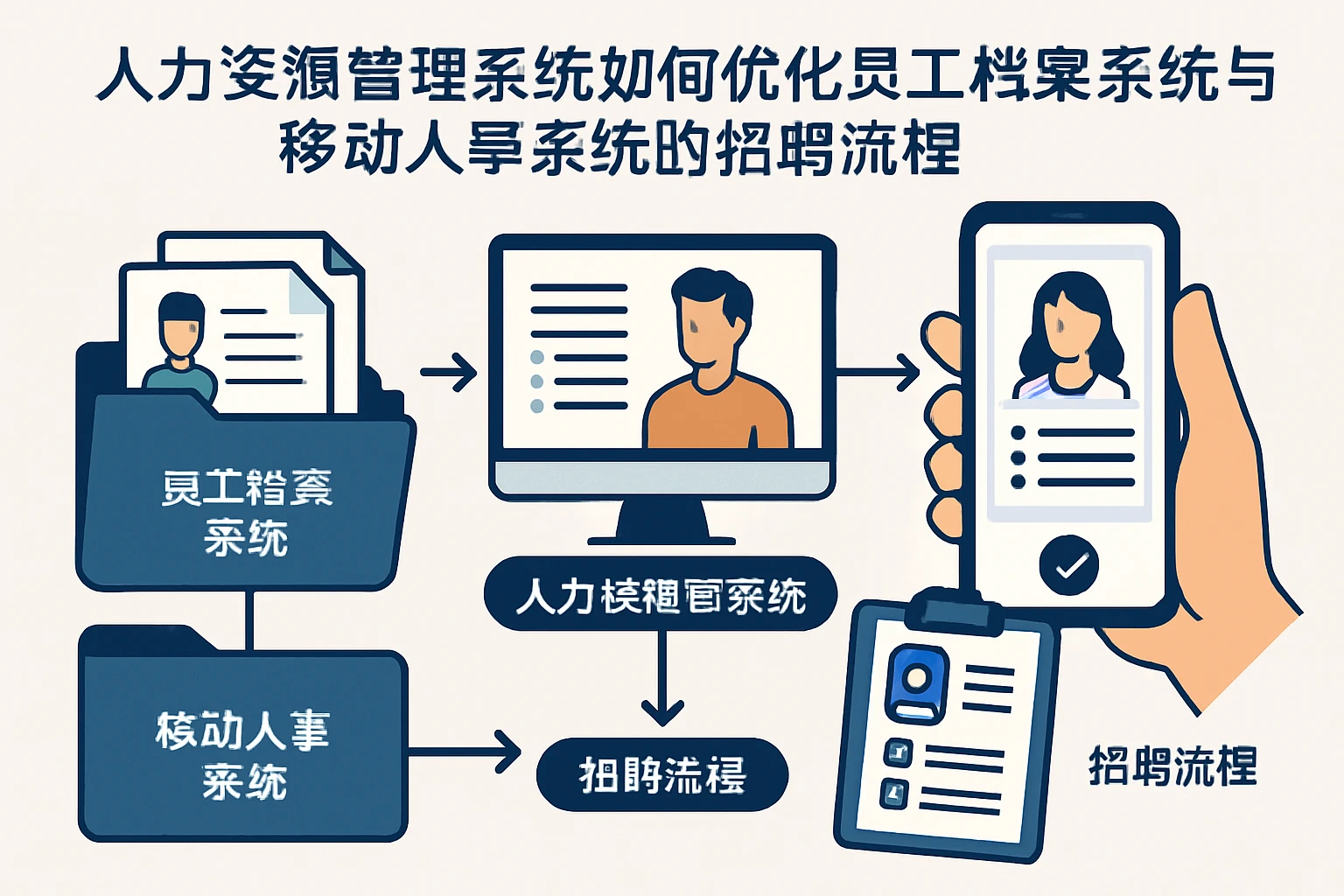 人力资源管理系统如何优化员工档案系统与移动人事系统的招聘流程