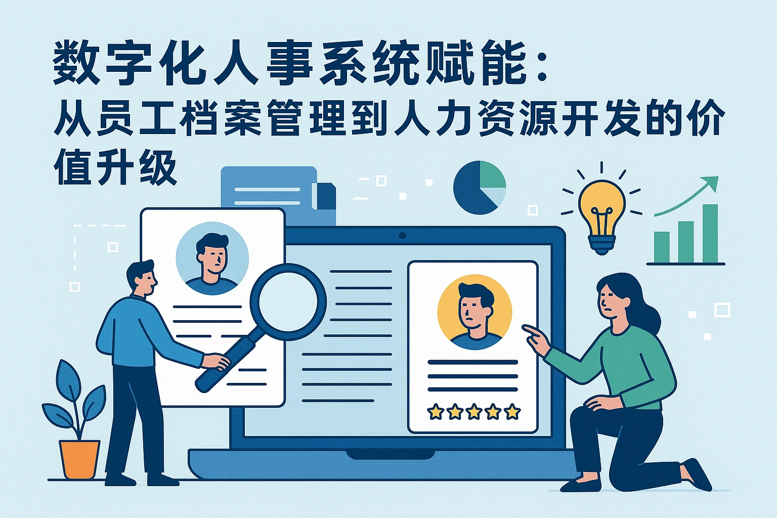 数字化人事系统赋能：从员工档案管理到人力资源开发的价值升级