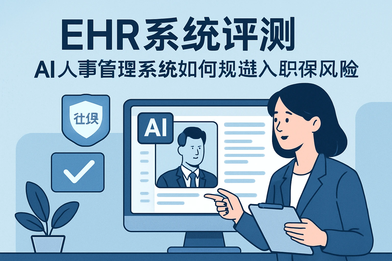EHR系统评测:AI人事管理系统如何规避入职社保风险