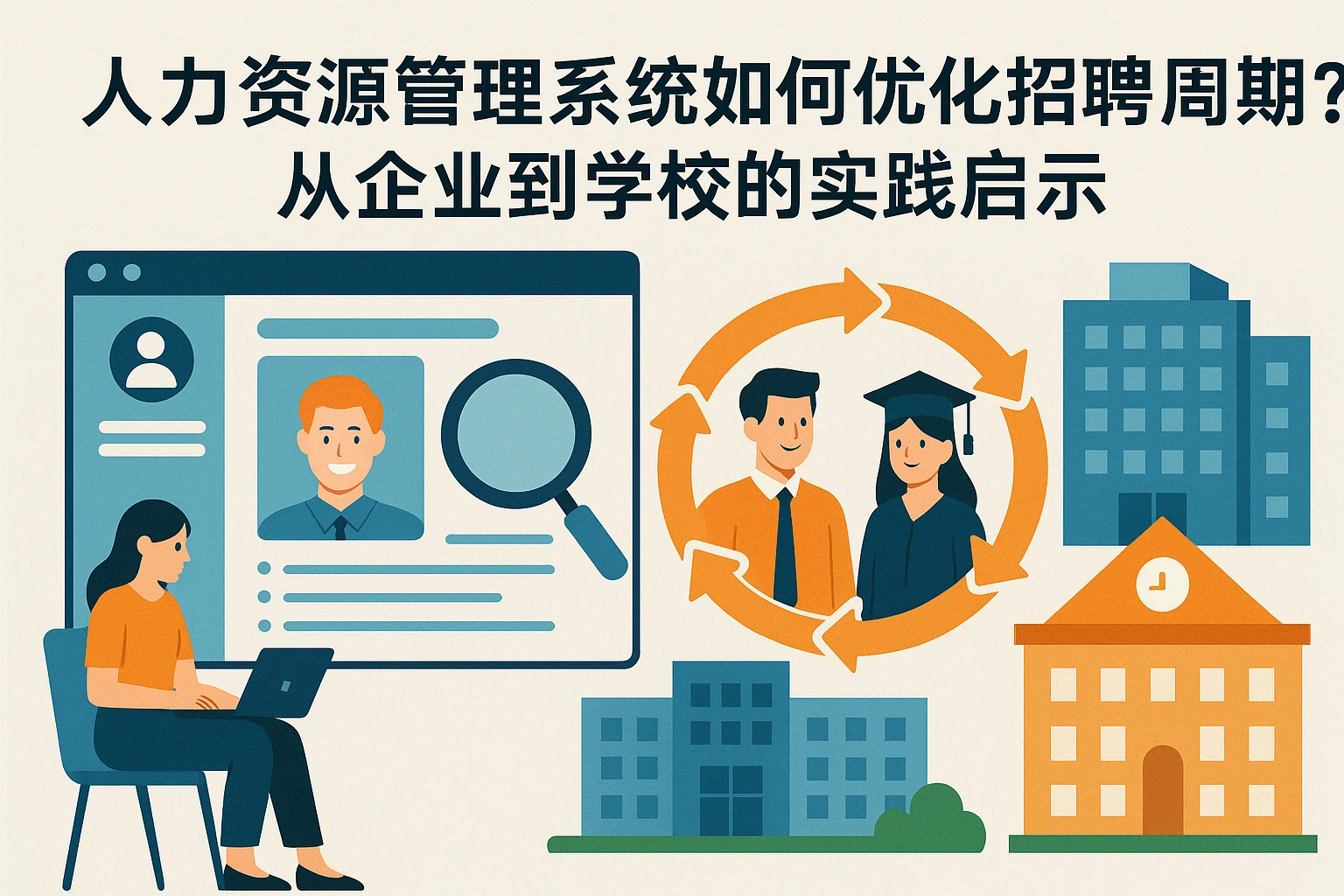 人力资源管理系统如何优化招聘周期?从企业到学校的实践启示