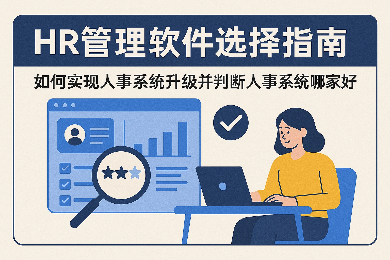 HR管理软件选择指南:如何实现人事系统升级并判断人事系统哪家好