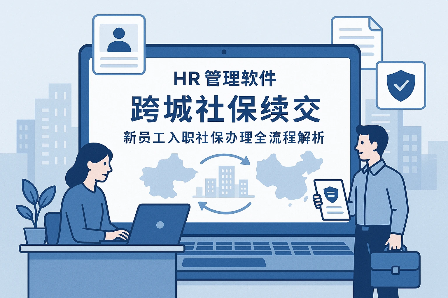 HR管理软件助力跨城社保续交:新员工入职社保办理全流程解析
