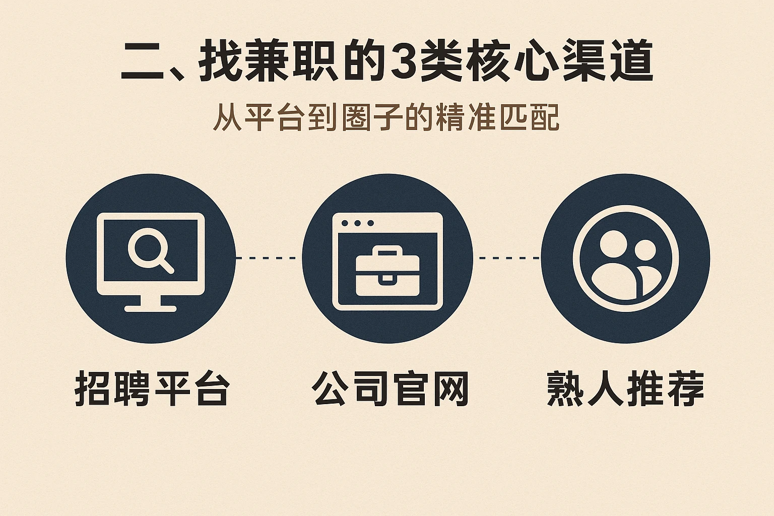 二、找兼职的3类核心渠道：从平台到圈子的精准匹配