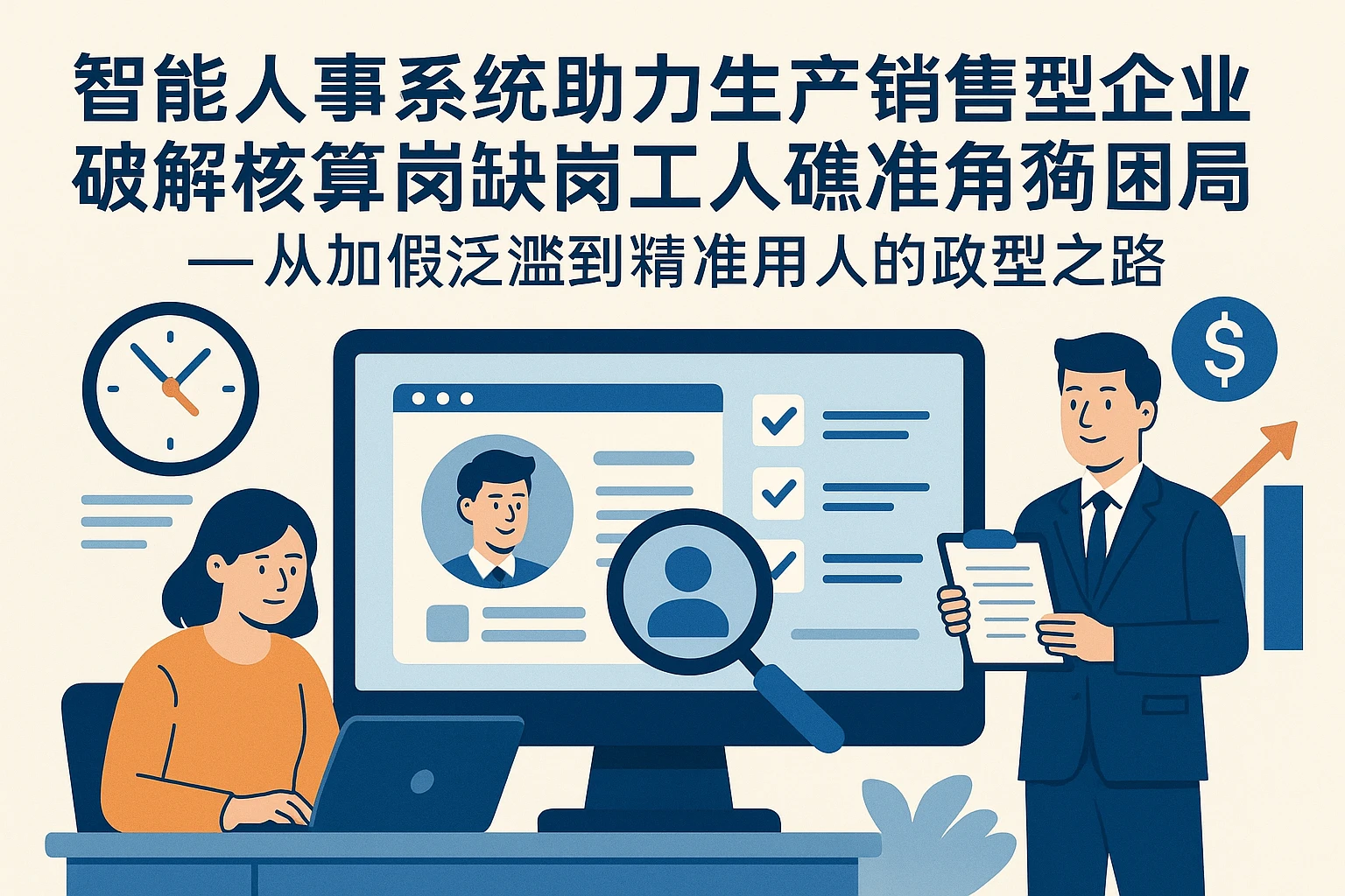 智能人事系统助力生产销售型企业破解核算岗缺岗困局——从加班泛滥到精准用人的转型之路