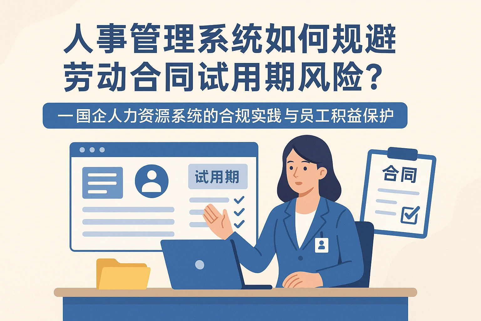 人事管理系统如何规避劳动合同试用期风险?——国企人力资源系统的合规实践与员工权益保护