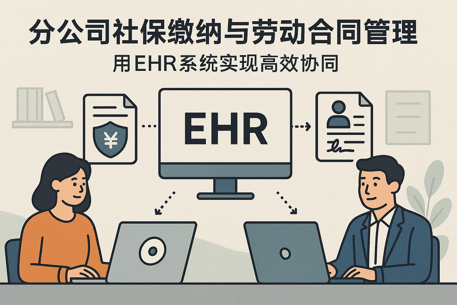 分公司社保缴纳与劳动合同管理指南：用EHR系统实现高效协同