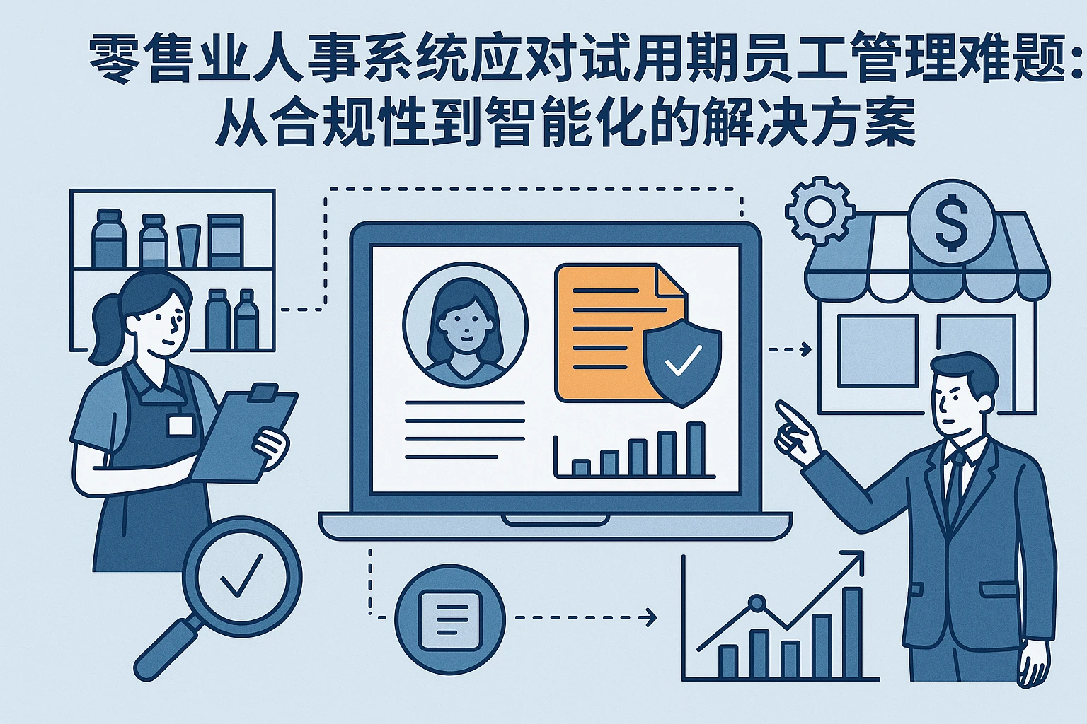 零售业人事系统应对试用期员工管理难题：从合规性到智能化的解决方案
