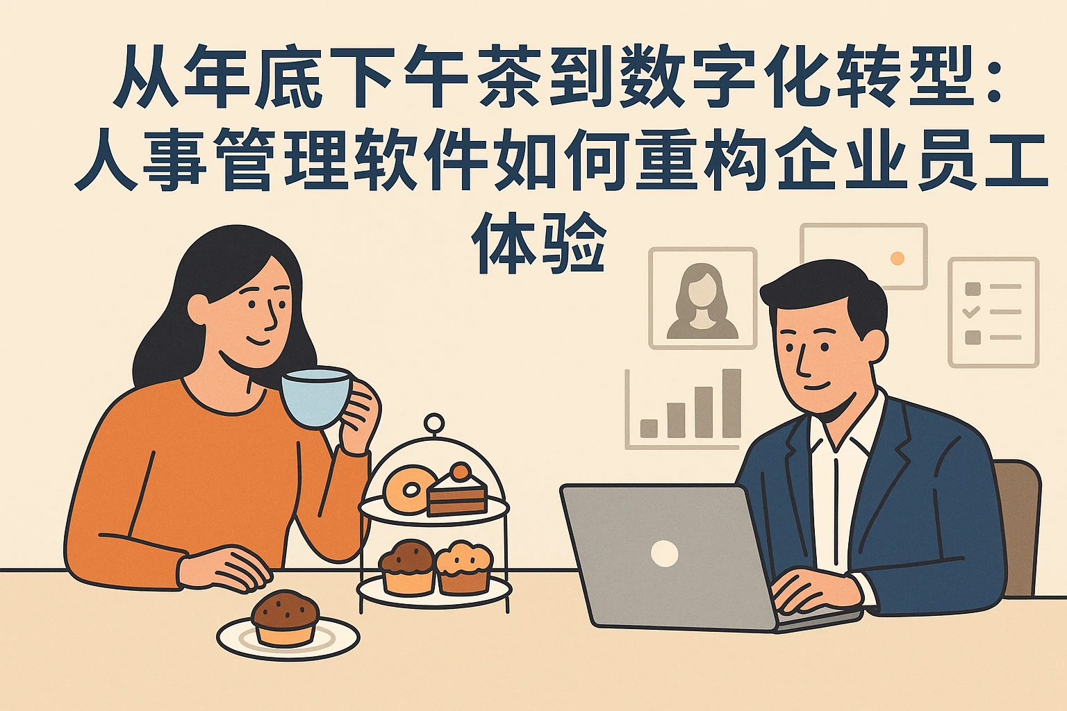 从年底下午茶到数字化转型:人事管理软件如何重构企业员工体验