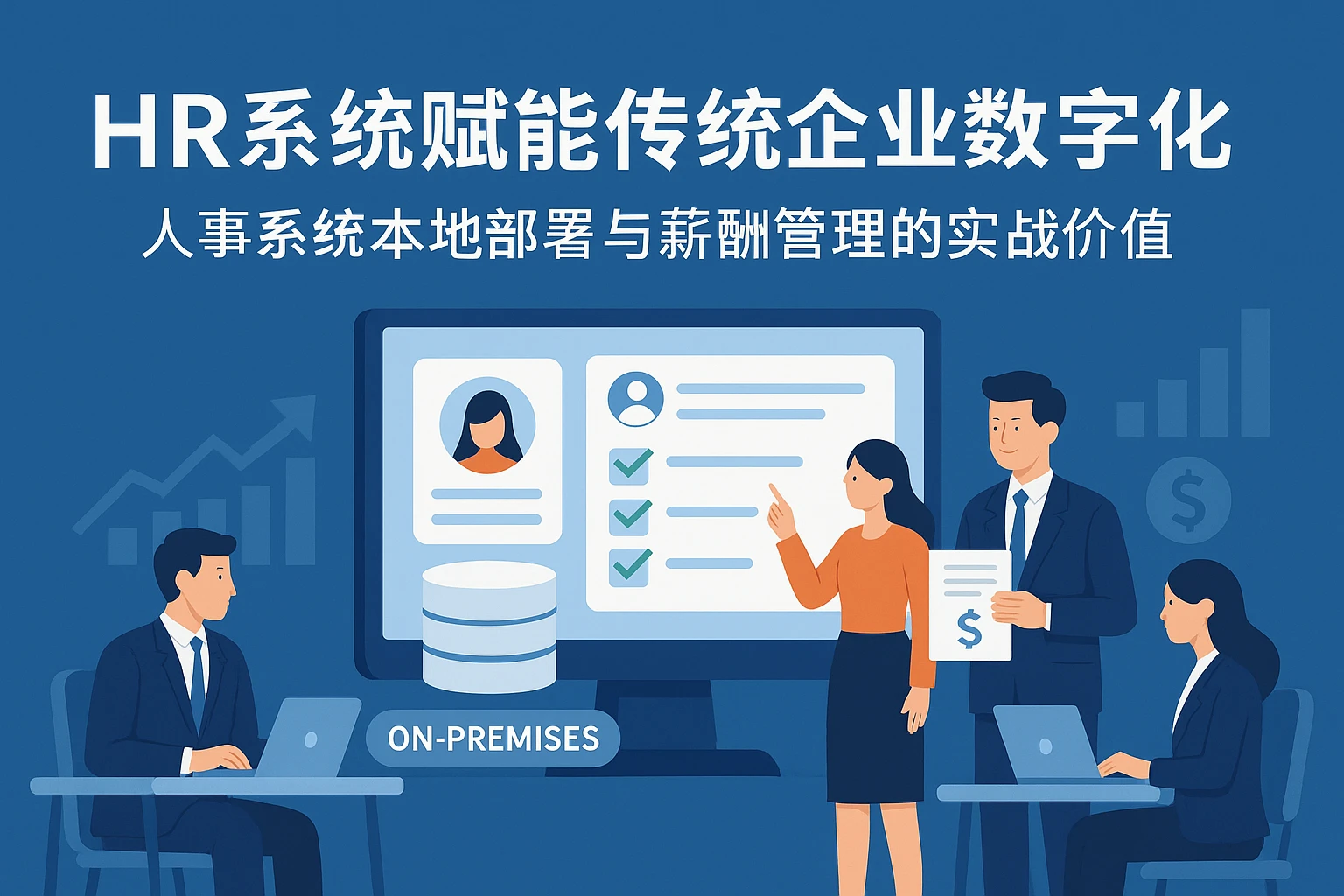 HR系统赋能传统企业数字化:人事系统本地部署与薪酬管理的实战价值