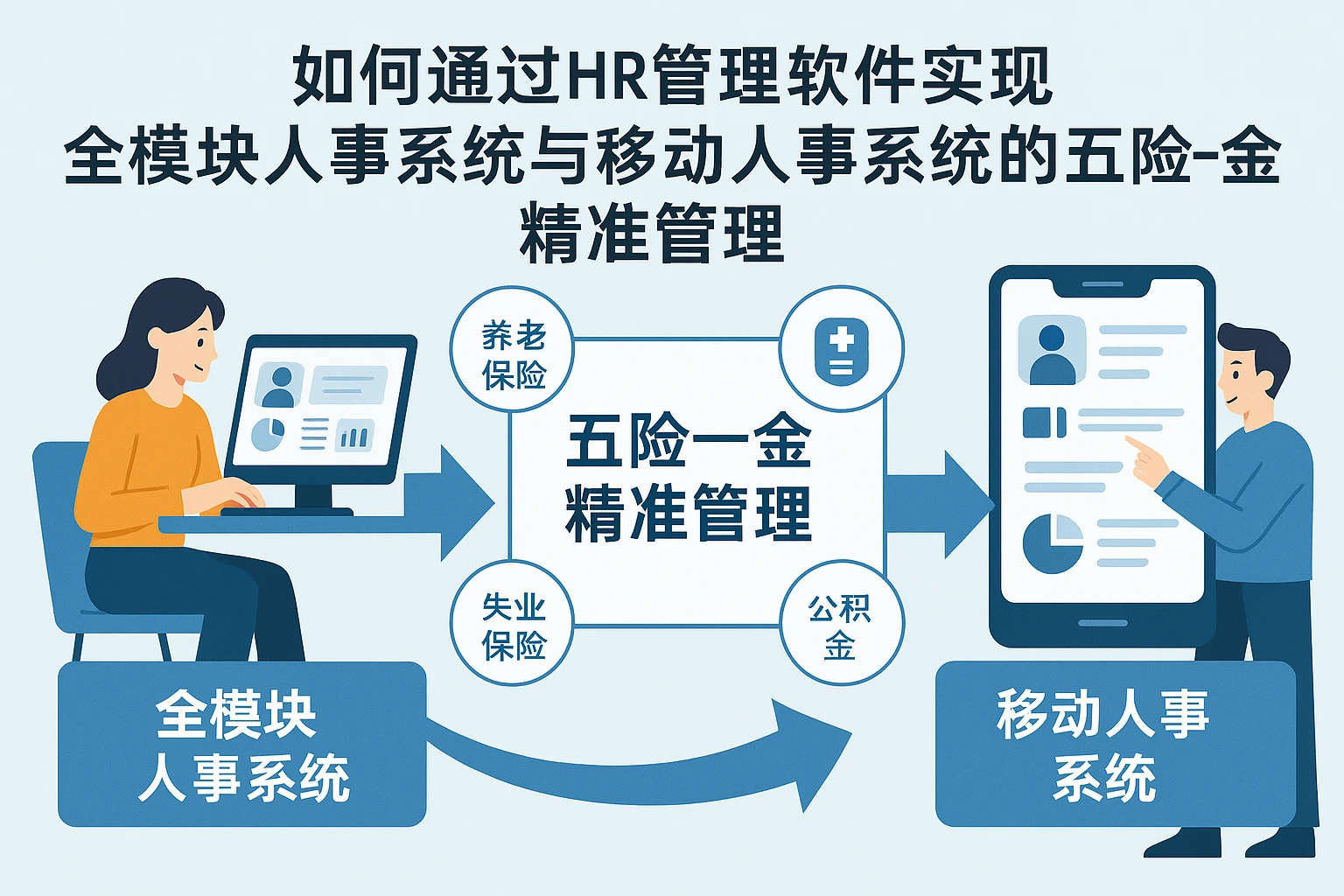如何通过HR管理软件实现全模块人事系统与移动人事系统的五险一金精准管理
