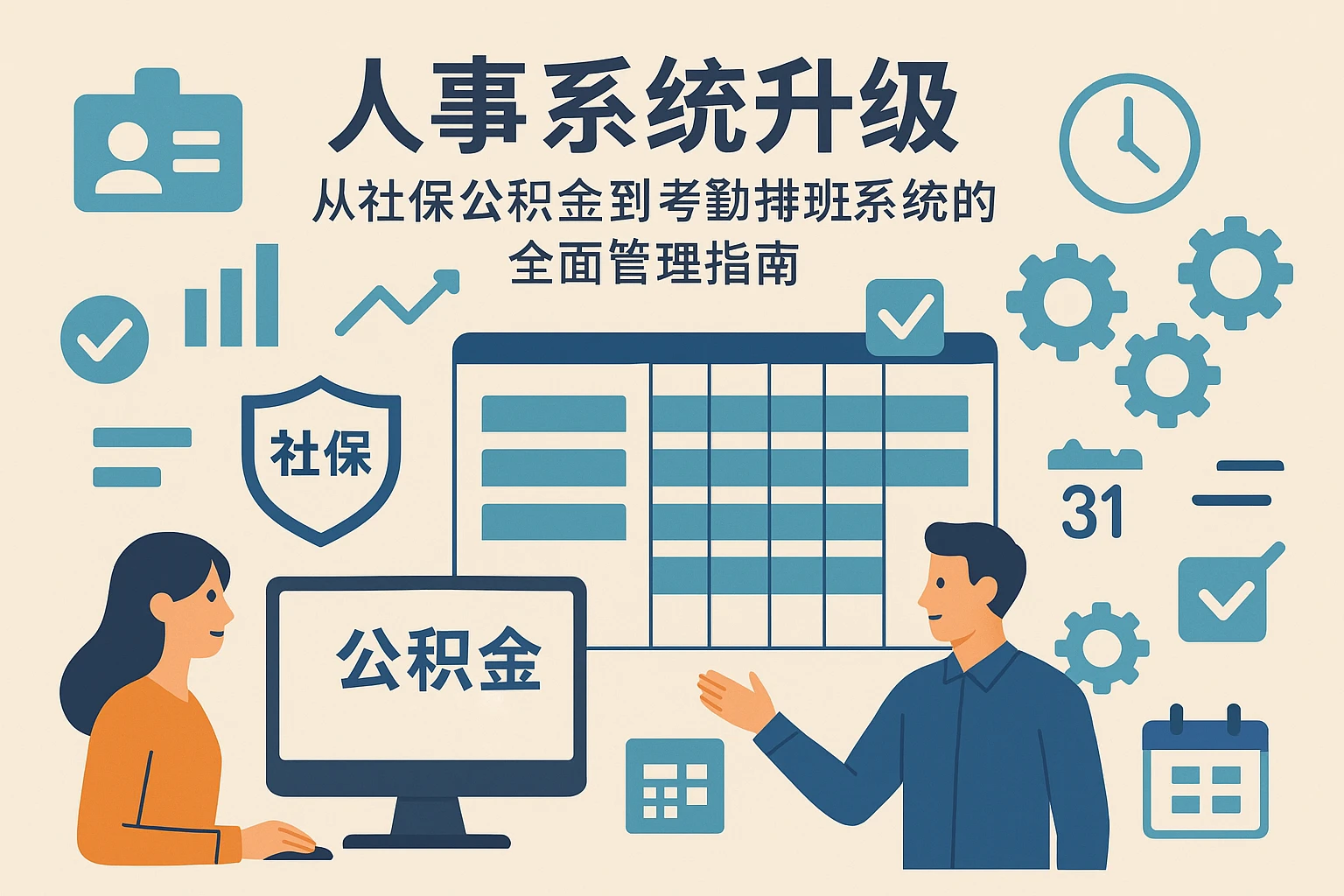 人事系统升级：从社保公积金到考勤排班系统的全面管理指南