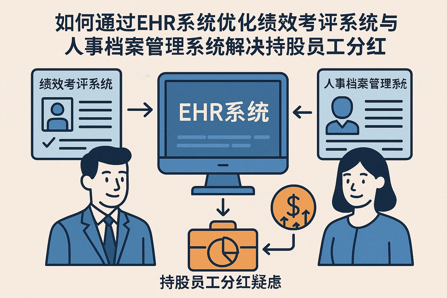 如何通过EHR系统优化绩效考评系统与人事档案管理系统解决持股员工分红疑虑
