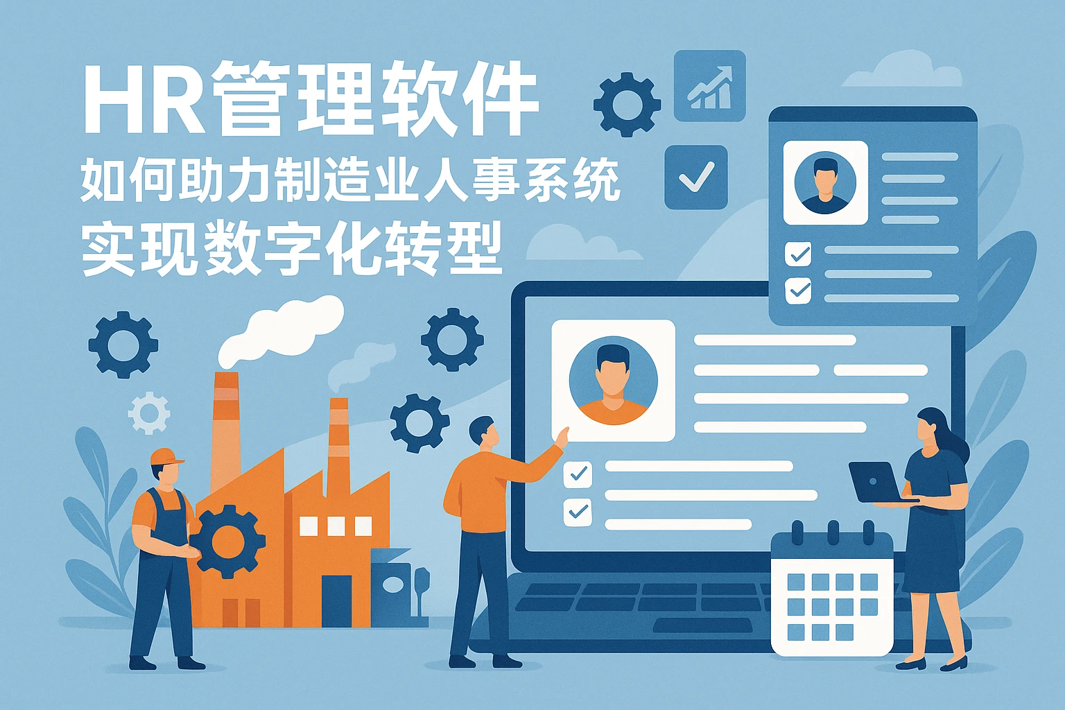 HR管理软件如何助力制造业人事系统实现数字化转型
