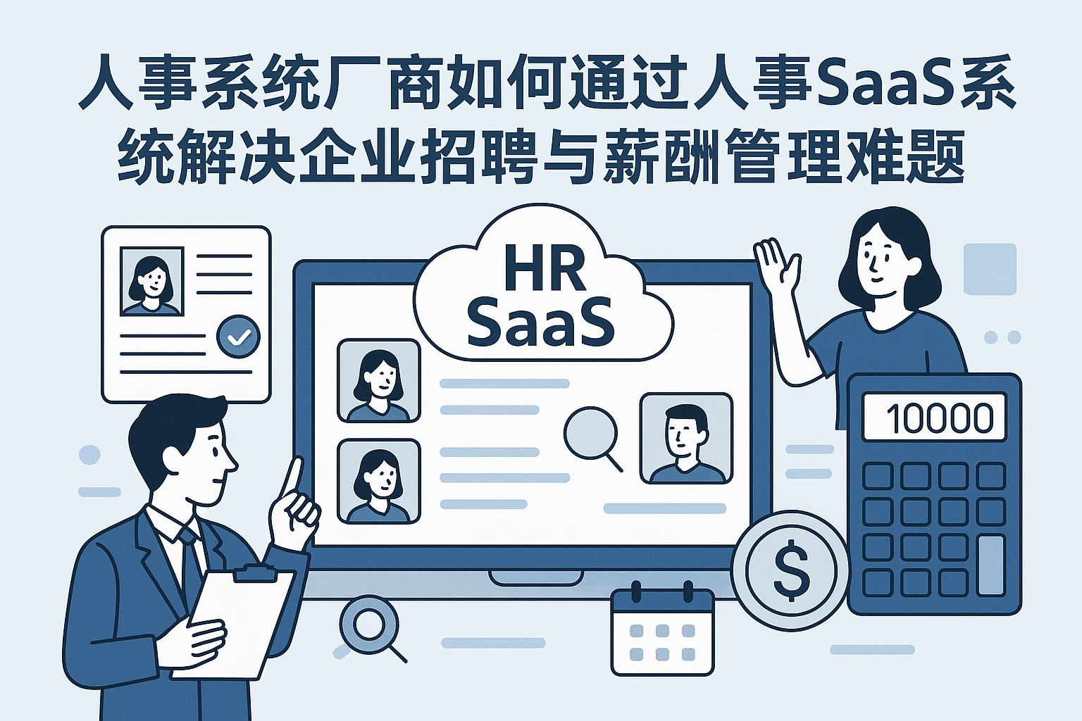 人事系统厂商如何通过人事SaaS系统解决企业招聘与薪酬管理难题